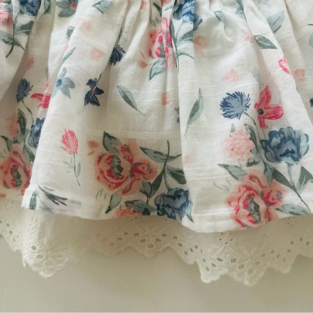 Oshkosh 6-9 Months Baby Girl Floral Jumper Dress